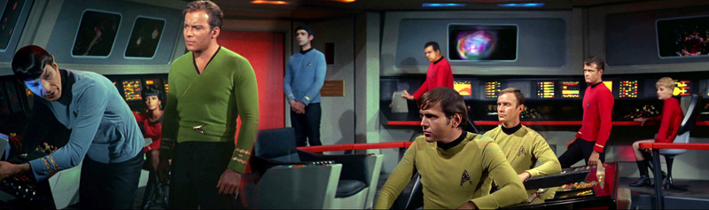 Illustration for article titled Widescreen Star Trek provides proper scope for utopian future, lava monsters